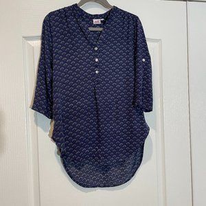 Young Fashion Womens Organic Cotton Hi-Lo Shirt Tunic Size S